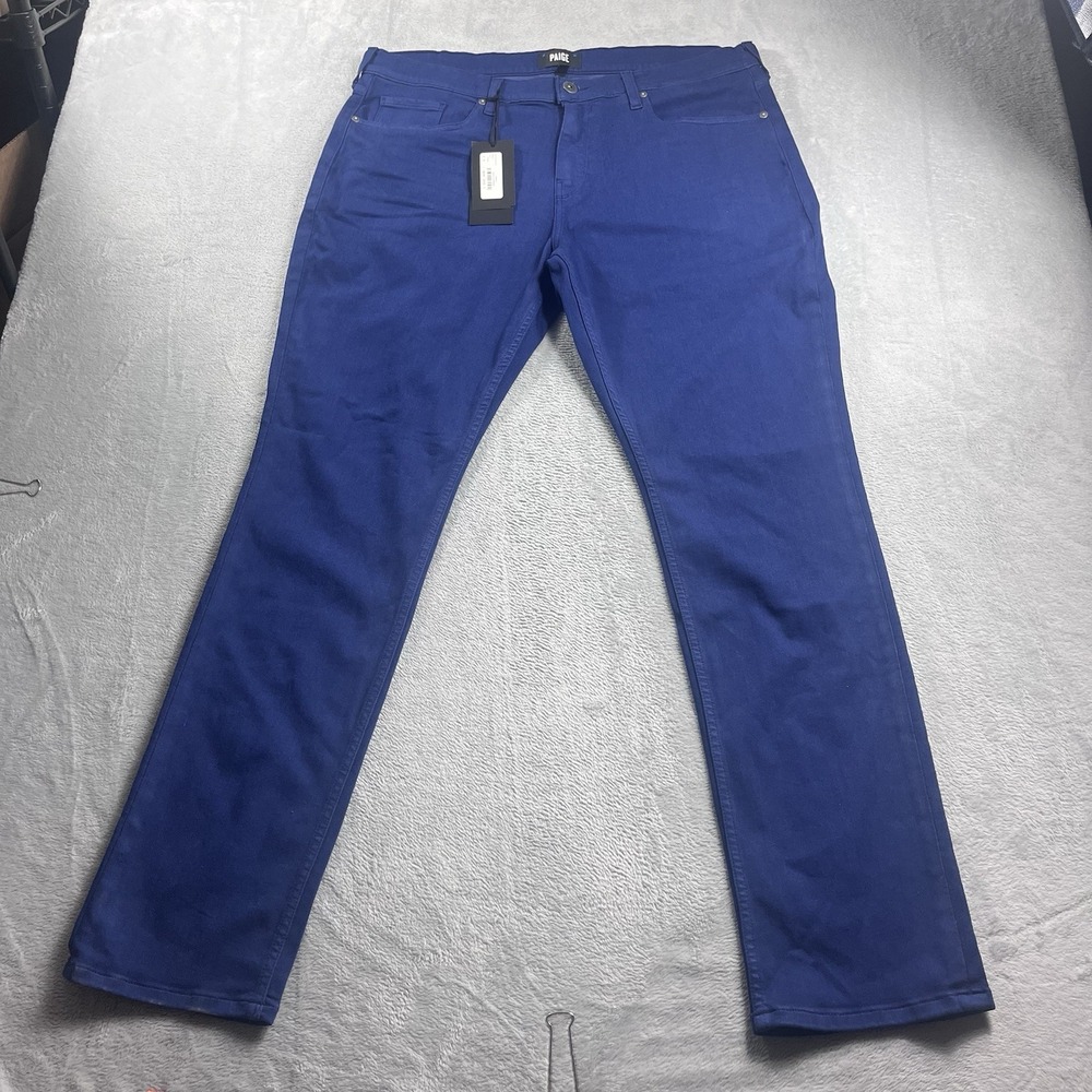 PAIGE Lennox The Skinny Slim Dark Blue Transcend Stretch Men's Size 40x32 NWT